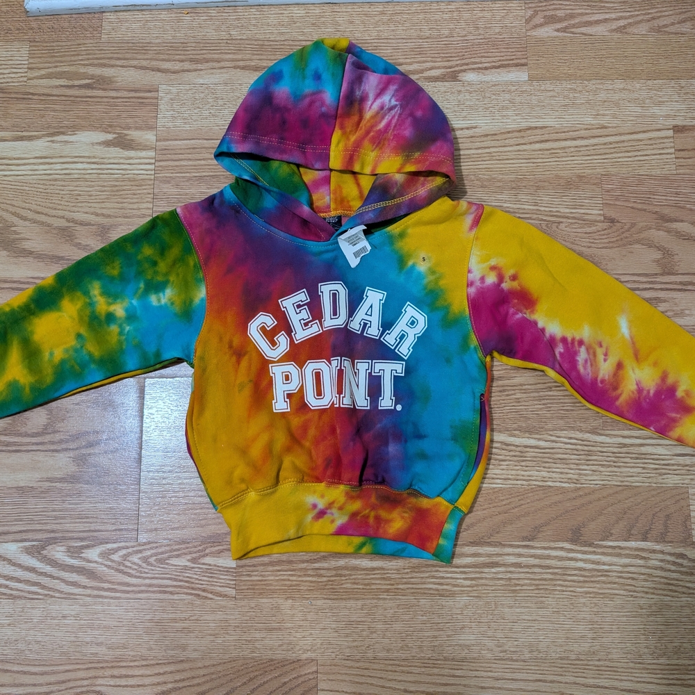 Y2K Girls Cedar Point Tie-Dye Hoodie